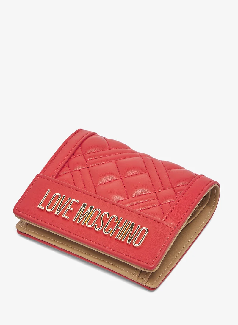 Love Moschino Quilted PU Wallet Quilted Collection